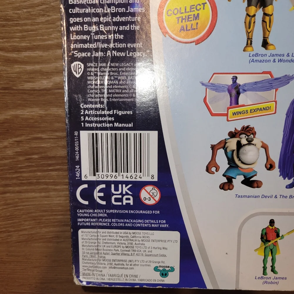 Space Jam 2 A New Legacy 5” Moose Toys 2021 Set Lola Lebron James Wonder Women